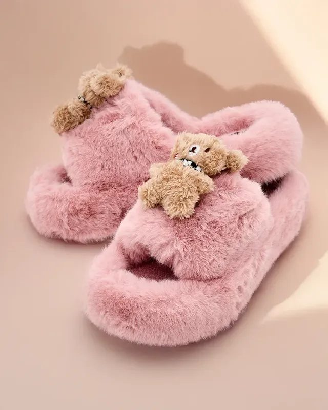 Royalfashion Damskie klapki na platformie Helio